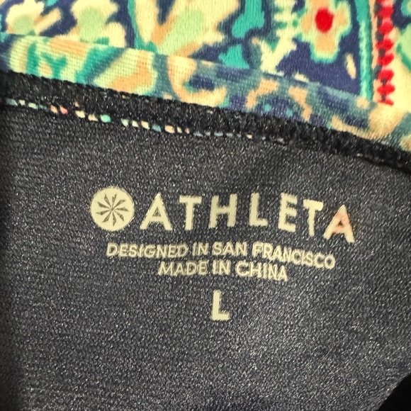 Athleta Blue and Green Patterned Bikini - Picture 10 of 13